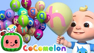 ABC Song With Balloons  More Nursery Rhymes amp Kids Songs  ABCs and 123s  Learn with Cocomelon [upl. by Uok836]