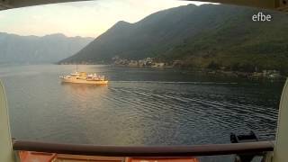 Mein Schiff 3 Kotorfjord Zeitraffer Auslaufen  GoPro Timelapse  13082015 [upl. by Eirallih]