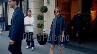 Olivia Palermo fashion week Hotel Park Hyatt ParisVendôme 2023 [upl. by Hsima]