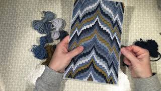 Bargello tutorial Finishing the edges [upl. by Warchaw]