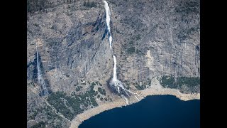 Yosemite Photos From Above Including Hard to See Waterfalls [upl. by Suivatal]