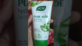 Joy revivify pure aloe hydrating face wash 🌸♥️🌹viral asthetic fypシ review facewash joy [upl. by Miof Mela]