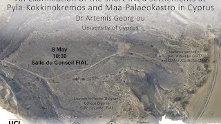 An examination of the shortlived settlement at PylaKokkinokremos and MaaPalaeokastro in Cyprus [upl. by Alaunnoif]