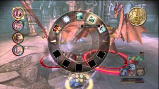 Dragon Age Awakening  Silverite Mine Dragon Thralls Fight [upl. by Eniahpets]