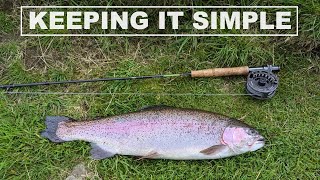 247 Fishing My Leech Flies Nets me 10lb Rainbow Trout [upl. by Etteiluj]