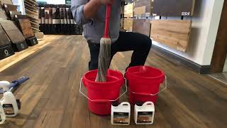 How to Clean a WOCA Oil Finished Hardwood Floor [upl. by Puklich315]