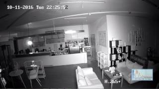 Hikvision H265  H265 vs H265 IR cafetería 2 [upl. by Senecal592]