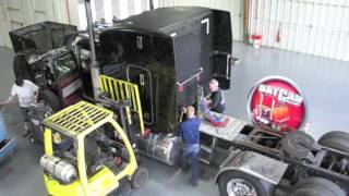 Removing a sleeper from a 379 Peterbilt truck and getting 5 more leg room [upl. by Acirtap]