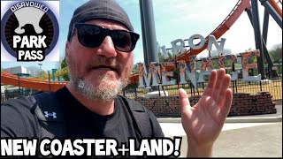 IRON MENACE NEW COASTER AND LAND DORNEY PARK THEME PARK PASSHOLDER OPENING WEEKEND PREVIEW [upl. by Poler25]