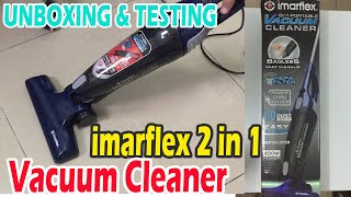 Imarflex 2 in 1 Vacuum Cleaner Unboxing and Testing [upl. by Negem]