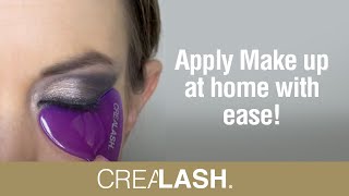 CreaLash  Apply Make up at Home with Ease Perfect Mascara and Eyeshadow Application [upl. by Sonahpets]