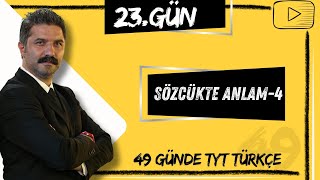 Sözcükte Anlam  4  49 Günde TYT Türkçe Kampı 23GÜN [upl. by Magen]