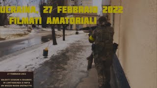 Ucraina 27 febbraio 2022 perdite russe resistenza dei civili ceceni in azione e battaglione Azov [upl. by Booze]