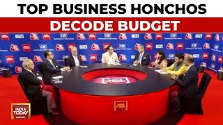 Budget 202425 Top Business Honchos Decode Budget  How Good Is Budget 2024  India Today [upl. by Rehpotsihc]