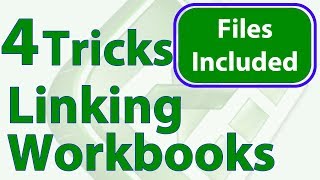 4 Tricks for Linking Workbooks in Excel [upl. by Miller]