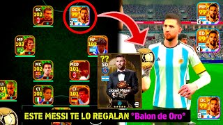 🏆 Así JUEGA quotMESSI GANADOR del BALON de ORO 2023quot ¿Como Entrenarlo  eFootball Mobile [upl. by Tierell]