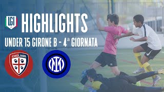 Highlights CagliariInter U15 AB 4 giornata stagione 202324 [upl. by Ylelhsa]