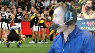 Our Call Of The Final Two Minutes Of The Tigers And Blues Draw At The MCG  Triple M Footy [upl. by Refinej447]