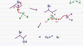 Halohydrin Formation  Alkene Reaction Mechanism [upl. by Vedette]