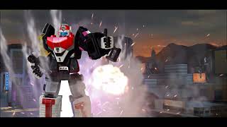 Power Rangers Legacy Wars SPD Megazord Vs Dragonzord [upl. by Elleiad]