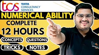 Complete TCS Numerical Ability Preparation in One Video  TCS NQT Preparation  TCS Smart Hiring [upl. by Ykceb]