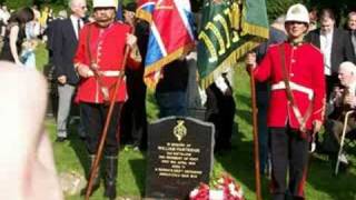 Dedication of head stone Rorkes Drift Survivor [upl. by Ebocaj]