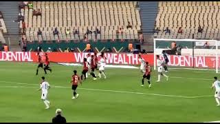 Gabaski great save against Morocco 🔥❣️  view from stands Egypt Vs Morocco AFCON2021 [upl. by Miuqaoj]