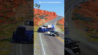 Epic Car Crash Simulation Realistic Impact amp Physics [upl. by Kassity]