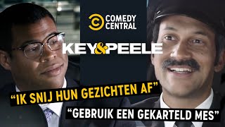 quotIk SCHIET iedereen neer met het pistool in mijn KONTquot  KEY amp PEELE [upl. by Rabelais]