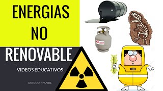 ENERGÍA NO RENOVABLES PARA NIÑOS  VÍDEOS EDUCATIVOS PARA NIÑOS [upl. by Adnohrahs]