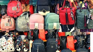 সবচেয়ে কমদামে আমার পছন্দের ব্যাগপ্যাগ  Ladies backpack collection shoppingguide [upl. by Glass]