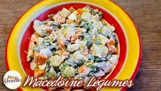 Salade Macédoine de Légumes Recette Facile et Rapide [upl. by Tannenbaum396]