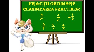 Fractii ordinare Clasificarea fractiilor [upl. by Aynwat20]