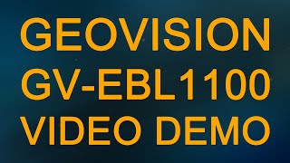 Geovision GVEBL1100 13 Megapixel IP Security Camera Video Demo [upl. by Matteo818]