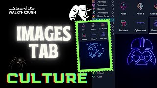 CULTURE LaserOS walkthrough  Whats inside the Images Tab vol 8 [upl. by Statis572]