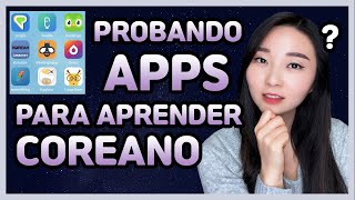 COREANA PROBANDO APPS PARA APRENDER COREANO  Mi Coreana [upl. by Standley]