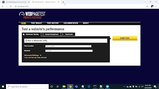 Webpagetest WPT Private Instance Installation using Docker in Windows [upl. by Atnohsal]