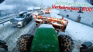 Verkehrschaos B100  Winterdienst in Oberkärnten ❄️  25cm Neuschnee Teil 1 [upl. by Emmanuel]