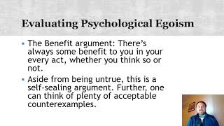 Psychological and Ethical Egoism [upl. by Northington]