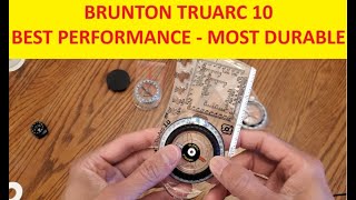 BRUNTON TRUARC 10 Compass Review  MY FAVORITE COMPASS  Best performance and Most Durable  AWESOME [upl. by Darreg]