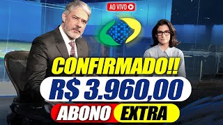 SAIU no DIÁRIO OFICIAL ABONO EXTRA HOJE R3960 para Aposentados INSS na FOLHA  SURPRESAS LIBERADAS [upl. by Green686]