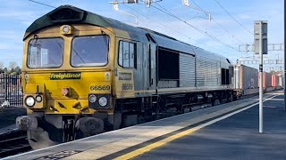 66569 at Didcot Parkway [upl. by Akinajnat]