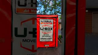 Moving containers in America  U Haul UBOX Containers [upl. by Atiniv867]