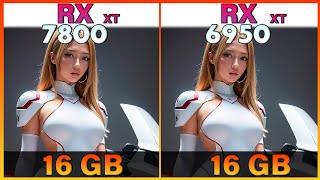 RX 7800 XT vs RX 6950 XT Tested in 10 Games  1440p vs 4K [upl. by Euqor]