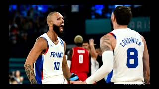 JO Paris 2024  LÉquipe de France de Basket en Finale après une Victoire contre lAllemagne [upl. by Yursa721]