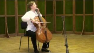 Ildiko Szabo cello plays Kodály Solo Sonata Op 8 III Allegro molto vivace [upl. by Salhcin583]