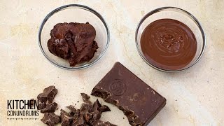 How to Melt Chocolate the Right Way  Kitchen Conundrums with Thomas Joseph [upl. by Toddy975]