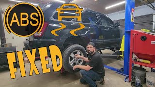 FIXED ABS and Traction Control light on Jeep Grand Cherokee [upl. by Reld305]