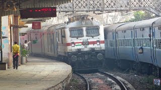 Nagpur DURONTO  Bhusawal  PUNE EXPRESS  EMU  3 OVERTAKES [upl. by Lamrouex]