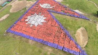 Guinness World Record of NEPALWorld Largest Man Made Flag [upl. by Eisso696]